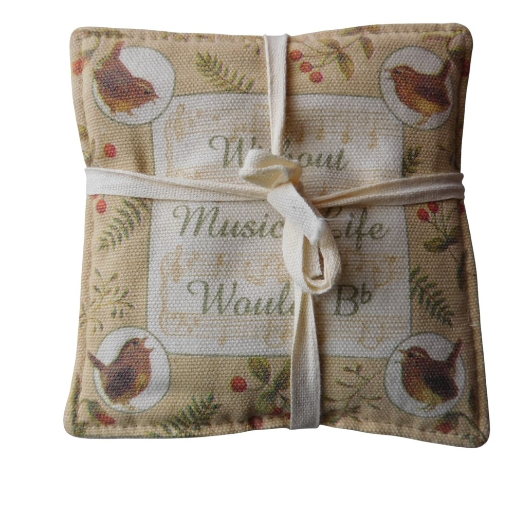 NEW Set of 4 Alices Spiced Mug Mats The original Botanical‎ Birds